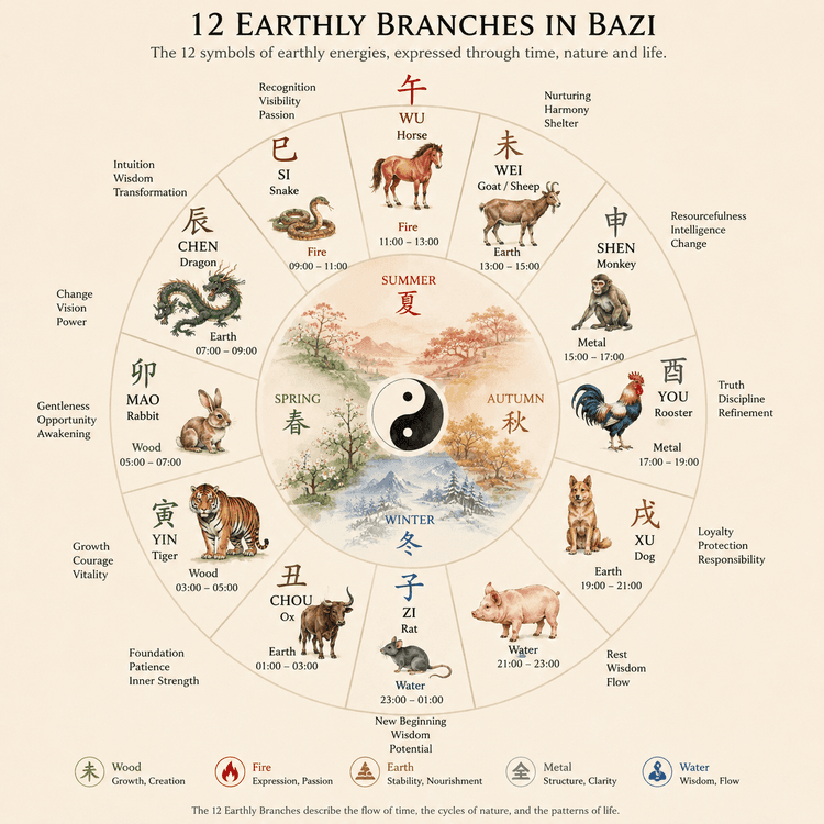 image-The Twelve Earthly Branches in BaZi